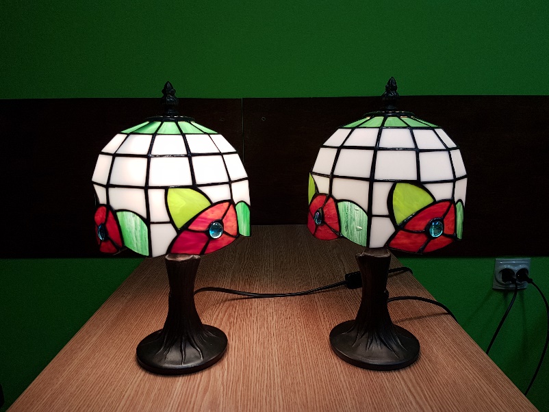lampa witrażowa kloszowa